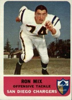1962 Fleer #82 Ron Mix