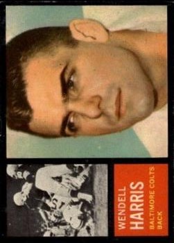 1962 Topps #11 Wendell Harris SP RC