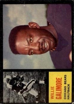 1962 Topps #14 Willie Galimore
