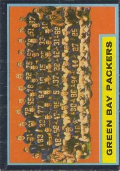 1962 Topps #75 Green Bay Packers Team SP