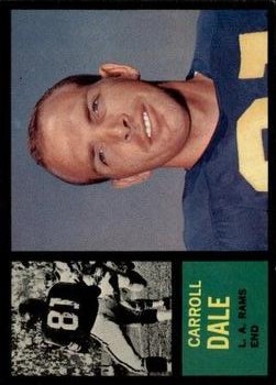 1962 Topps #82 Carroll Dale RC
