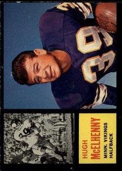 1962 Topps #92 Hugh McElhenny SP