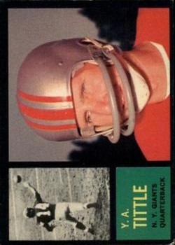1962 Topps #102 Y.A.Tittle