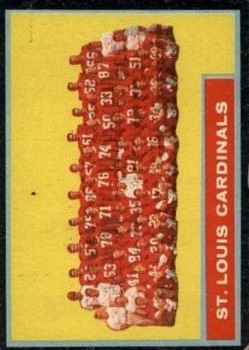 1962 Topps #150 St. Louis Cardinals Team