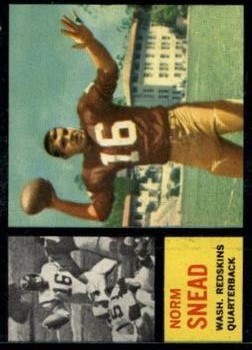 1962 Topps #164 Norm Snead SP RC