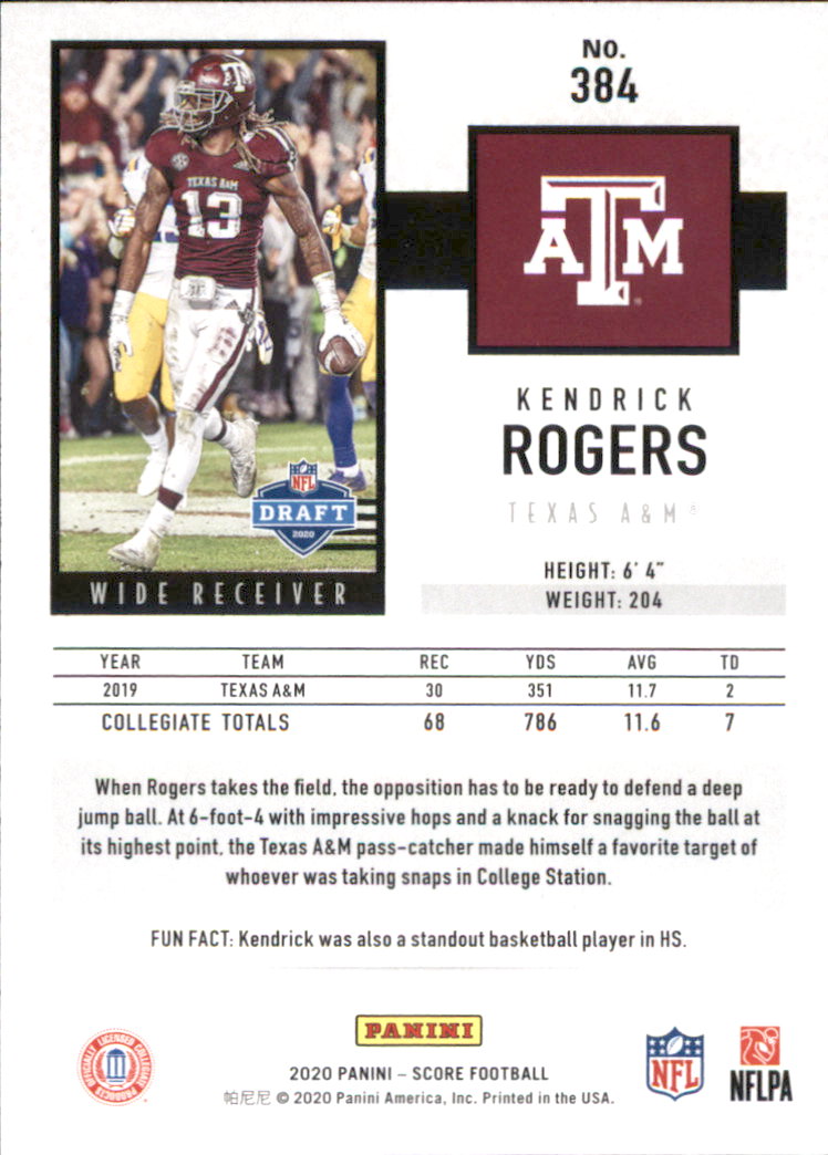 A8213- 2020 Score Football Cards 266-440 +Rookies -You Pick- 15+ FREE US SHIP - Picture 193 of 283