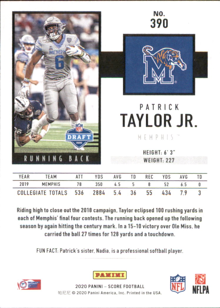 Sports Card Back