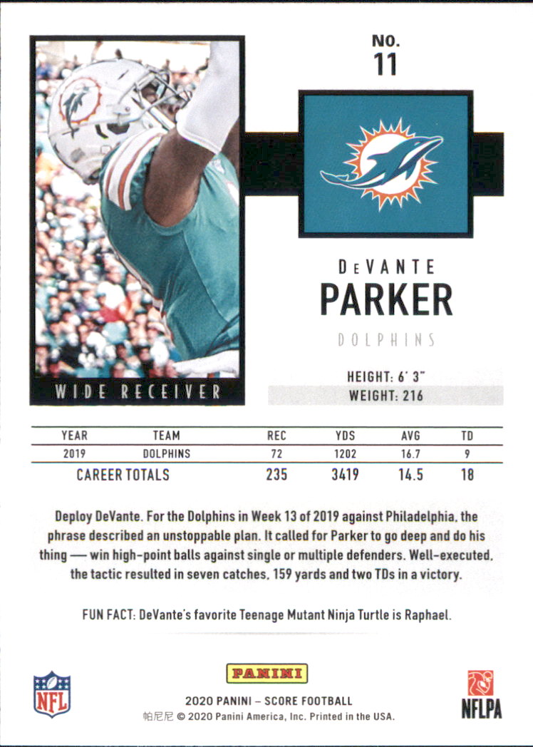 2020 Score Football Card Pick (Base) 1-250