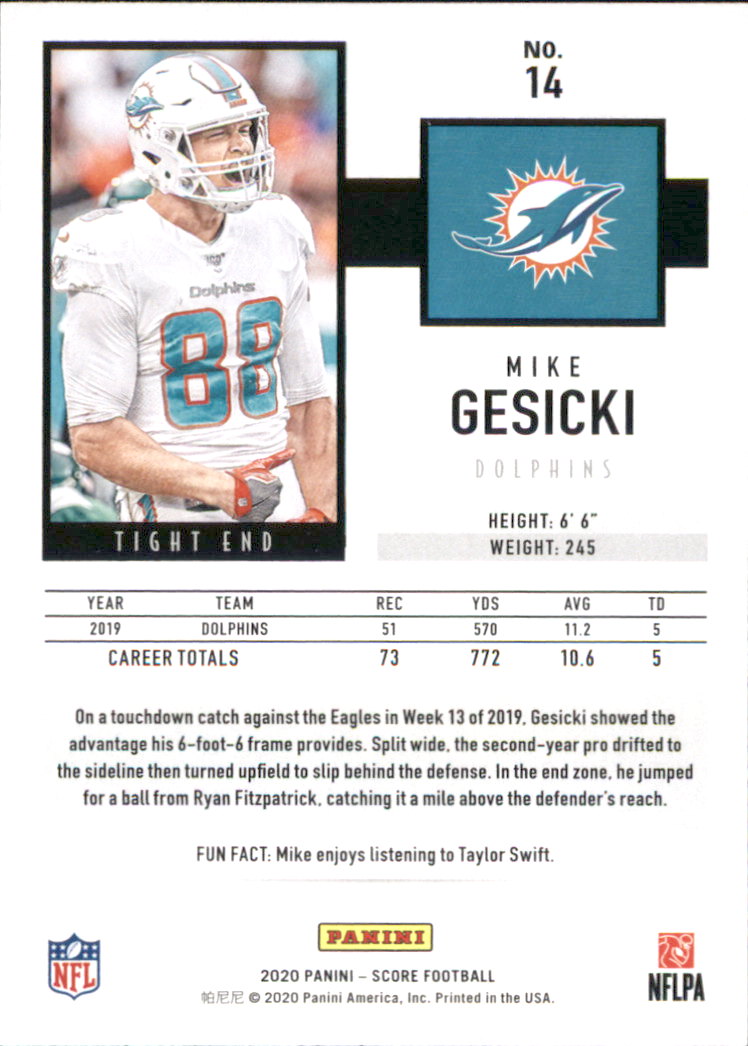 2020 Score Football Card Pick (Base) 1-250