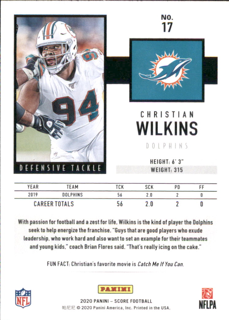 2020 Score Football Card Pick (Base) 1-250