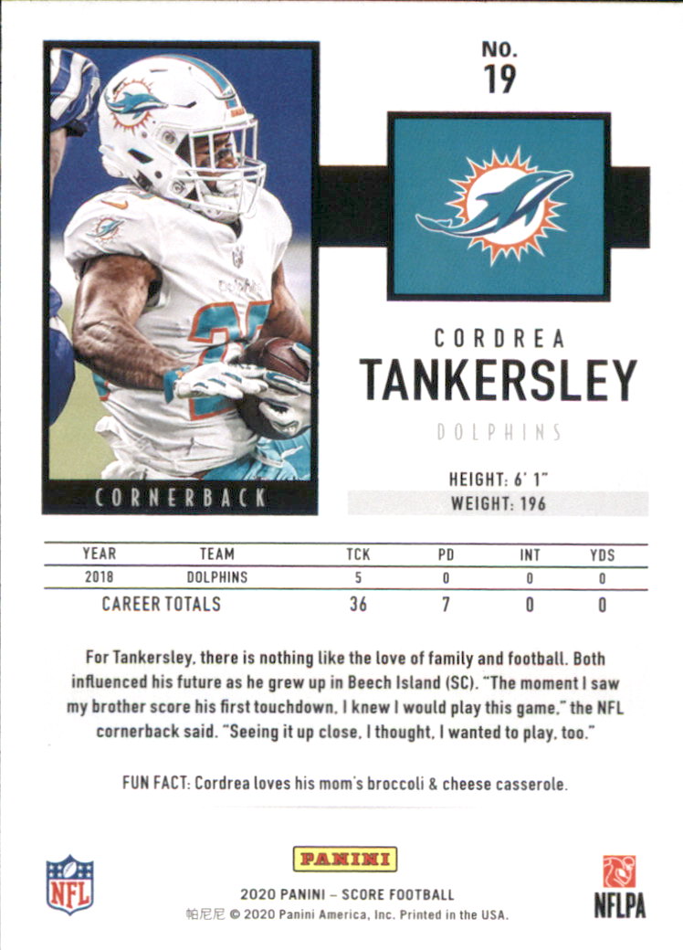 2020 Score Football Card Pick (Base) 1-250