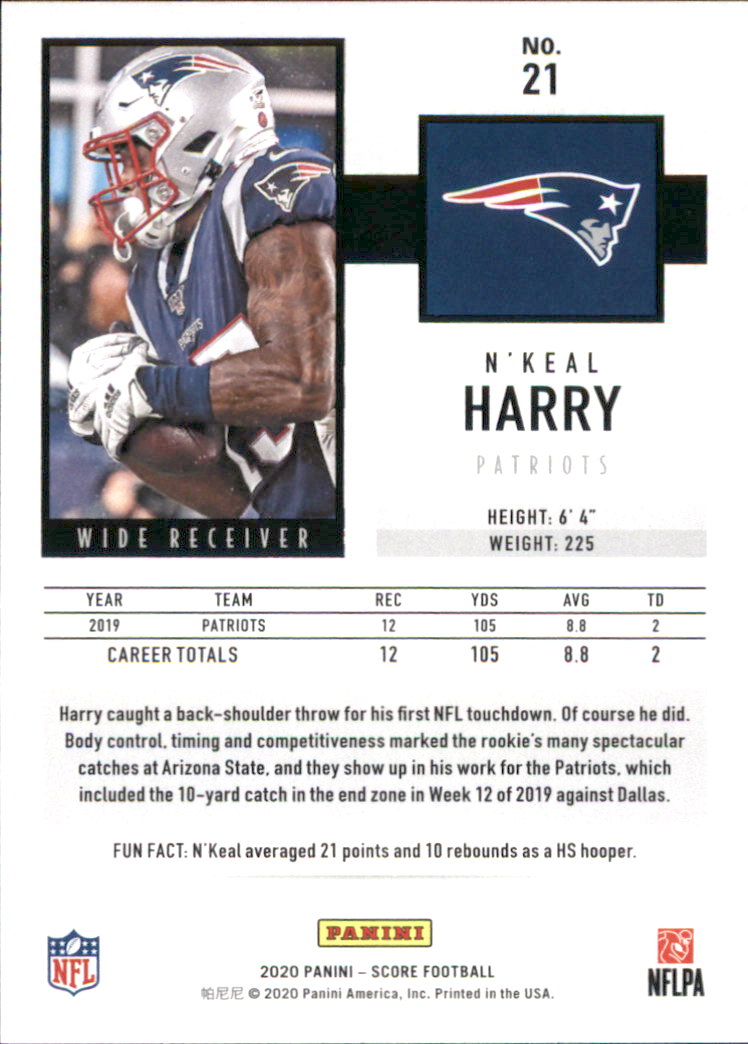 Sports Card Back