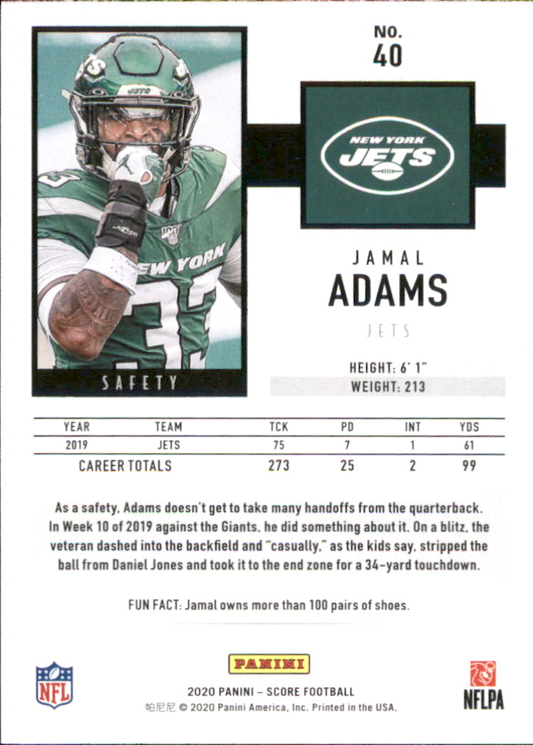 2020 Score Football Card Pick (Base) 1-250