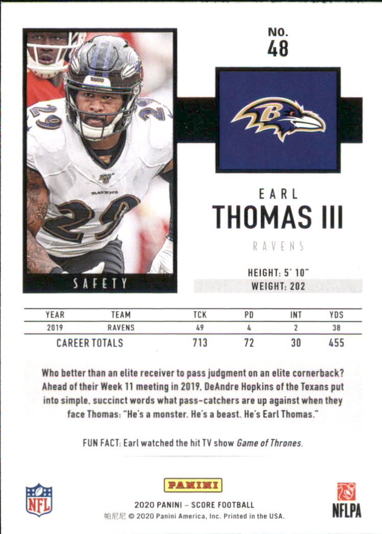 2020 Score Football Card Pick (Base) 1-250