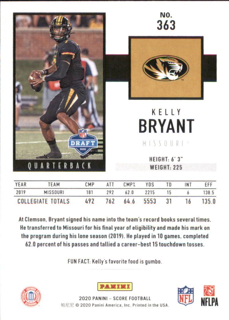 A8213- 2020 Score Football Cards 266-440 +Rookies -You Pick- 15+ FREE US SHIP - Picture 163 of 283