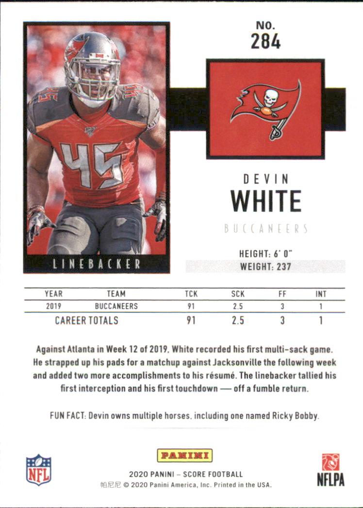 A8213- 2020 Score Football Cards 266-440 +Rookies -You Pick- 15+ FREE US SHIP - Picture 35 of 283