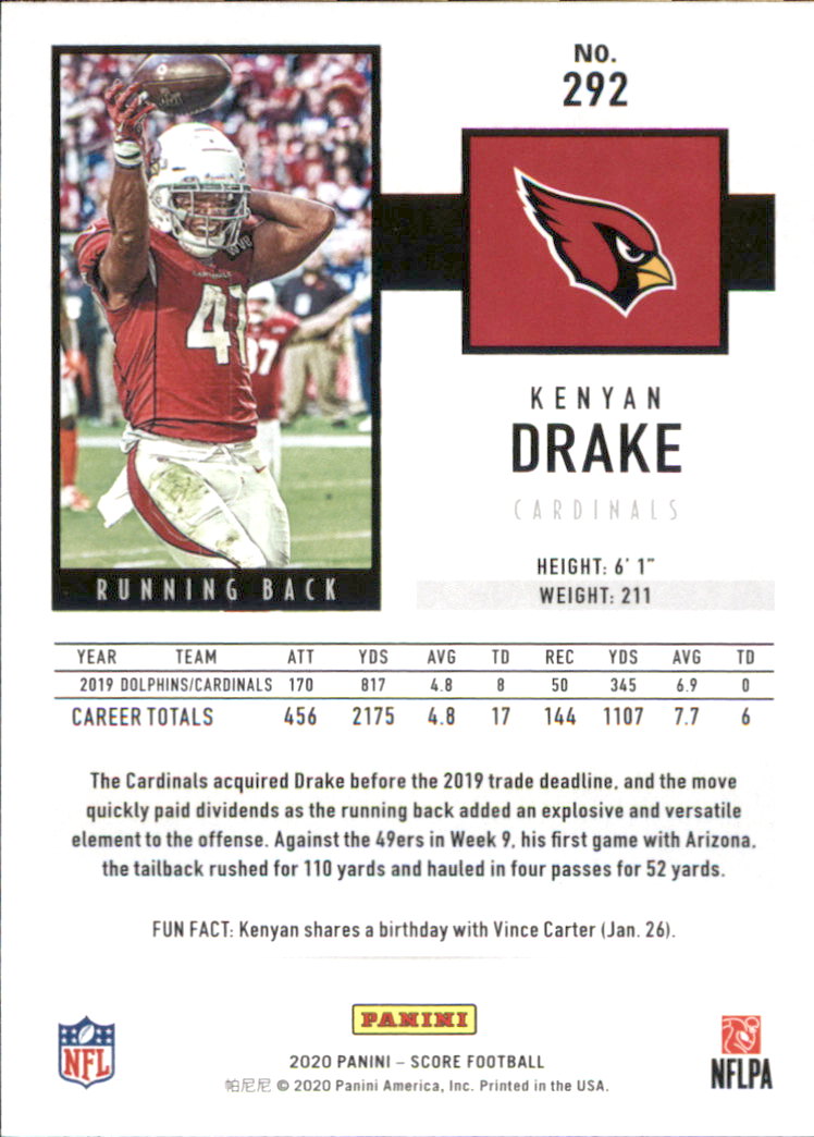 A8213- 2020 Score Football Cards 266-440 +Rookies -You Pick- 15+ FREE US SHIP - Picture 43 of 283
