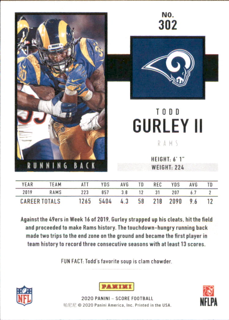 A8213- 2020 Score Football Cards 266-440 +Rookies -You Pick- 15+ FREE US SHIP - Picture 61 of 283
