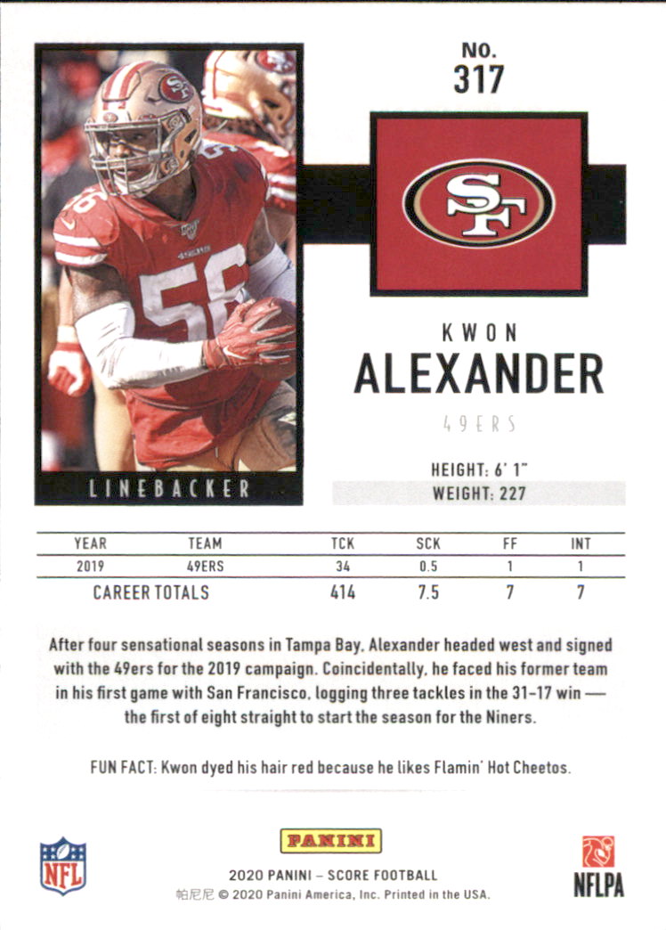A8213- 2020 Score Football Cards 266-440 +Rookies -You Pick- 15+ FREE US SHIP - Picture 87 of 283