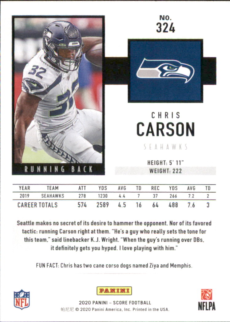 A8213- 2020 Score Football Cards 266-440 +Rookies -You Pick- 15+ FREE US SHIP - Picture 97 of 283