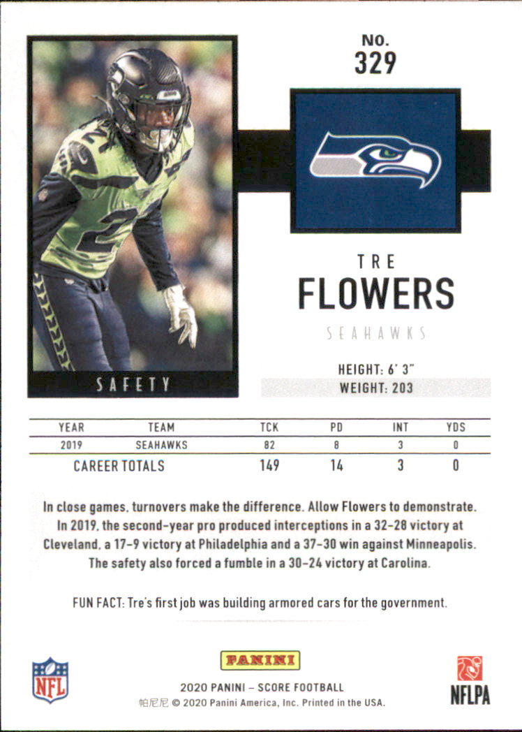 A8213- 2020 Score Football Cards 266-440 +Rookies -You Pick- 15+ FREE US SHIP - Picture 107 of 283