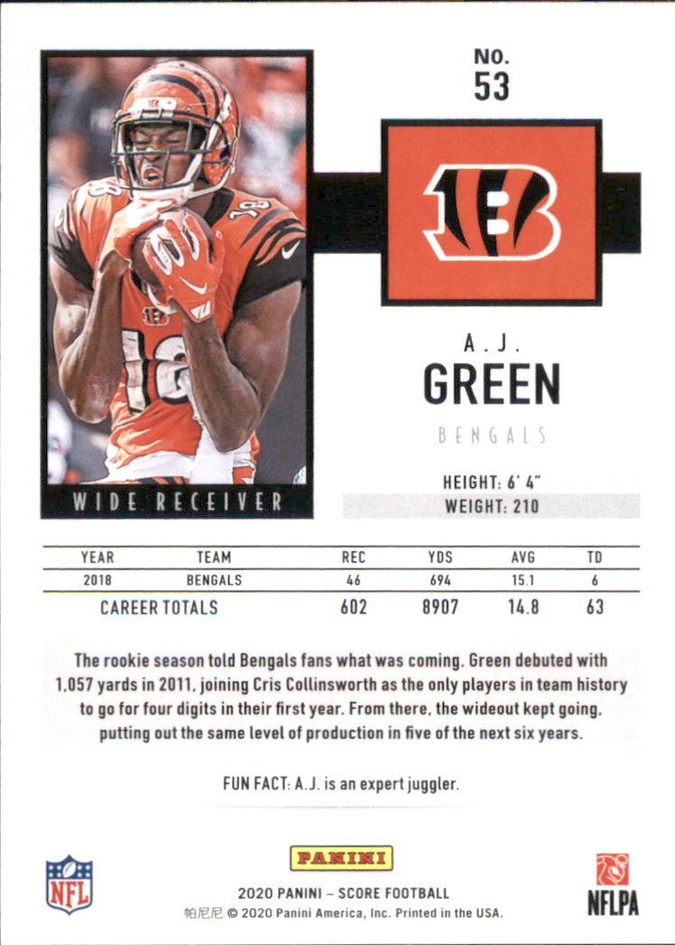 A8213- 2020 Score Football Card #s 1-265 +Rookies -You Pick- 15+ FREE US SHIP - Picture 83 of 427