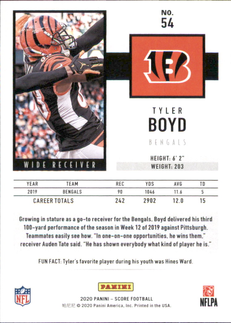 2020 Score Football Card Pick (Base) 1-250