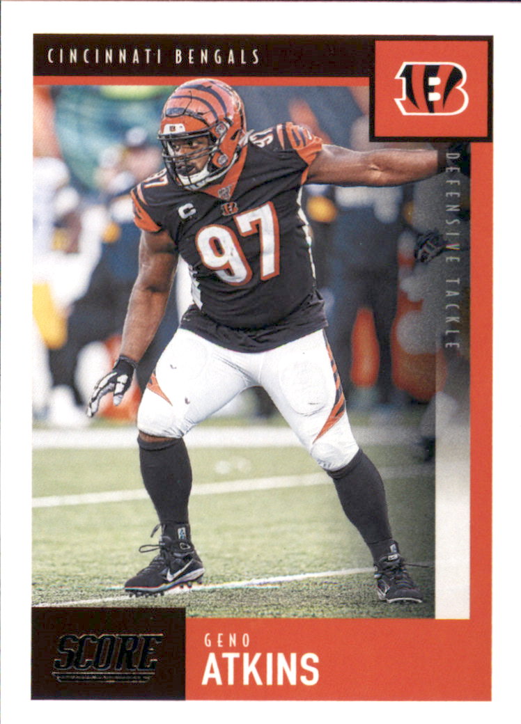 2020 SCORE CARLOS DUNLAP CINCINNATI BENGALS #58