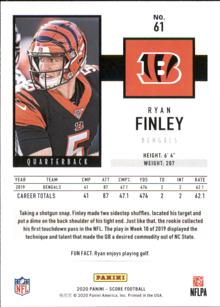 2020 Score Football Card Pick (Base) 1-250