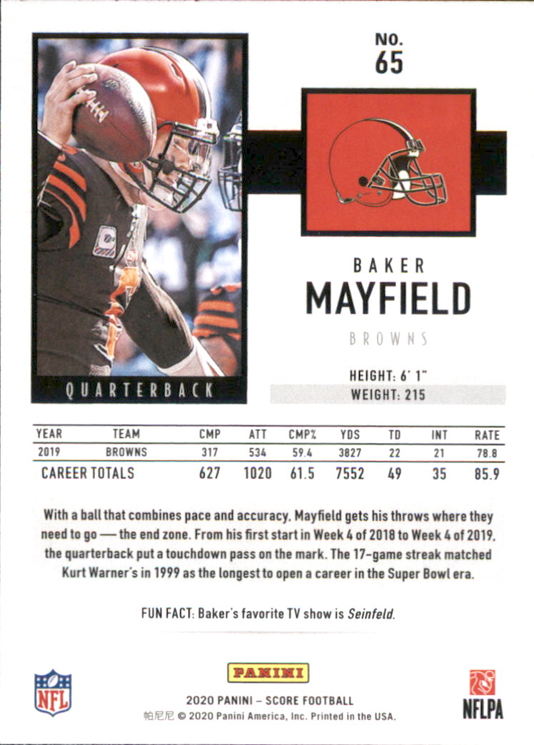 2020 Score Football Card Pick (Base) 1-250