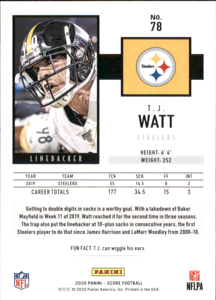 2020 Score Football Card Pick (Base) 1-250