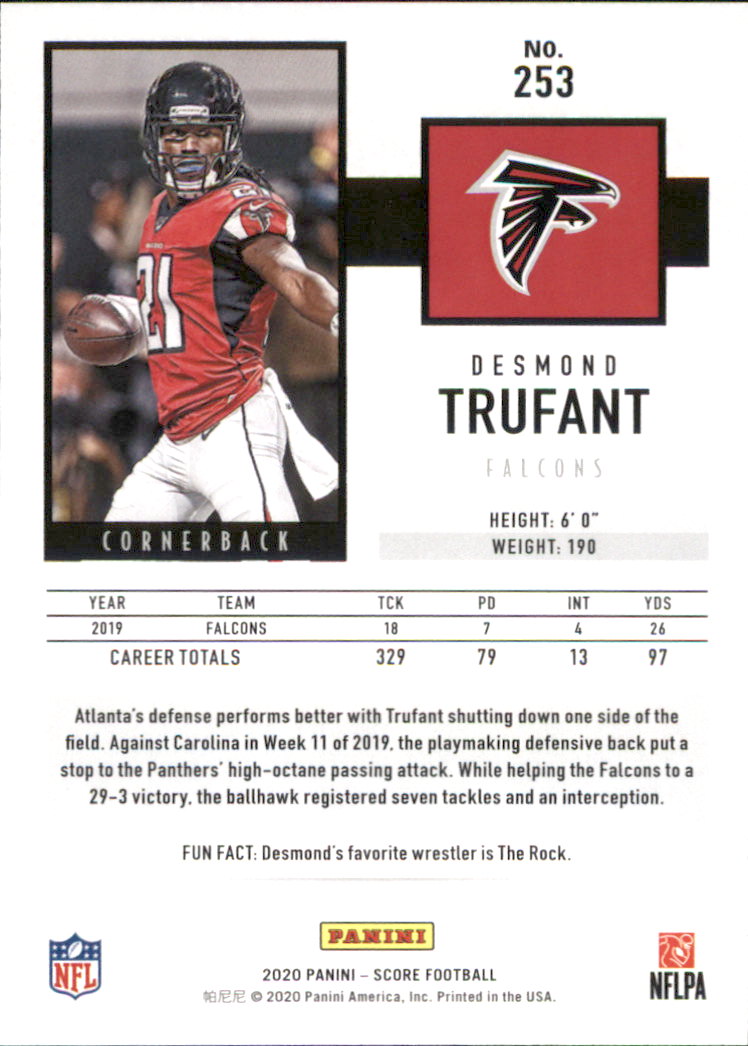 A8213- 2020 Score Football Card #s 1-265 +Rookies -You Pick- 15+ FREE US SHIP - Picture 405 of 427