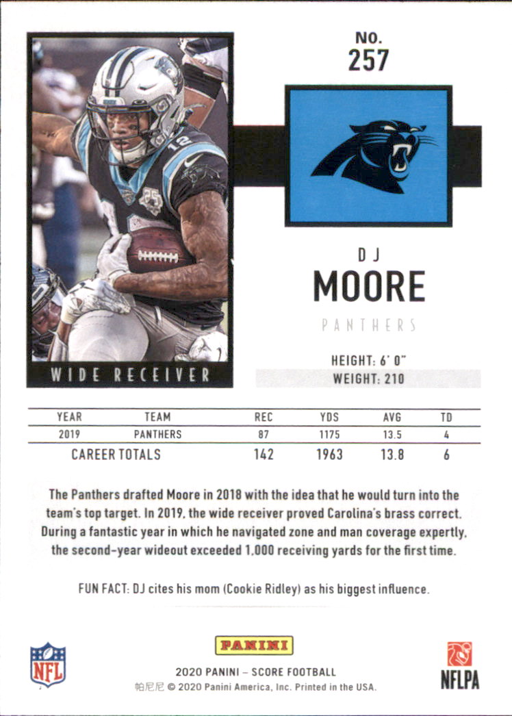 A8213- 2020 Score Football Card #s 1-265 +Rookies -You Pick- 15+ FREE US SHIP - Picture 413 of 427