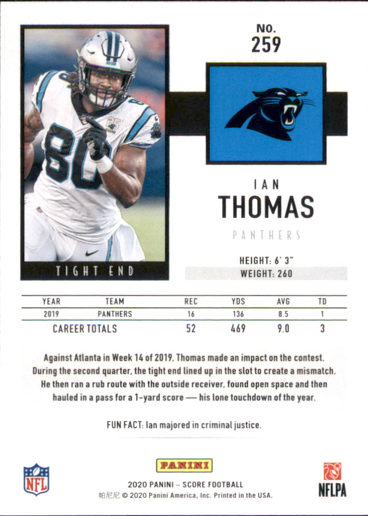 A8213- 2020 Score Football Card #s 1-265 +Rookies -You Pick- 15+ FREE US SHIP - Picture 417 of 427