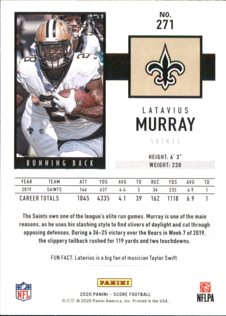 A8213- 2020 Score Football Cards 266-440 +Rookies -You Pick- 15+ FREE US SHIP - Picture 11 of 283