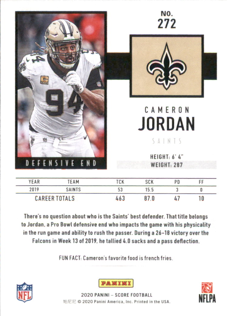 A8213- 2020 Score Football Cards 266-440 +Rookies -You Pick- 15+ FREE US SHIP - Picture 13 of 283