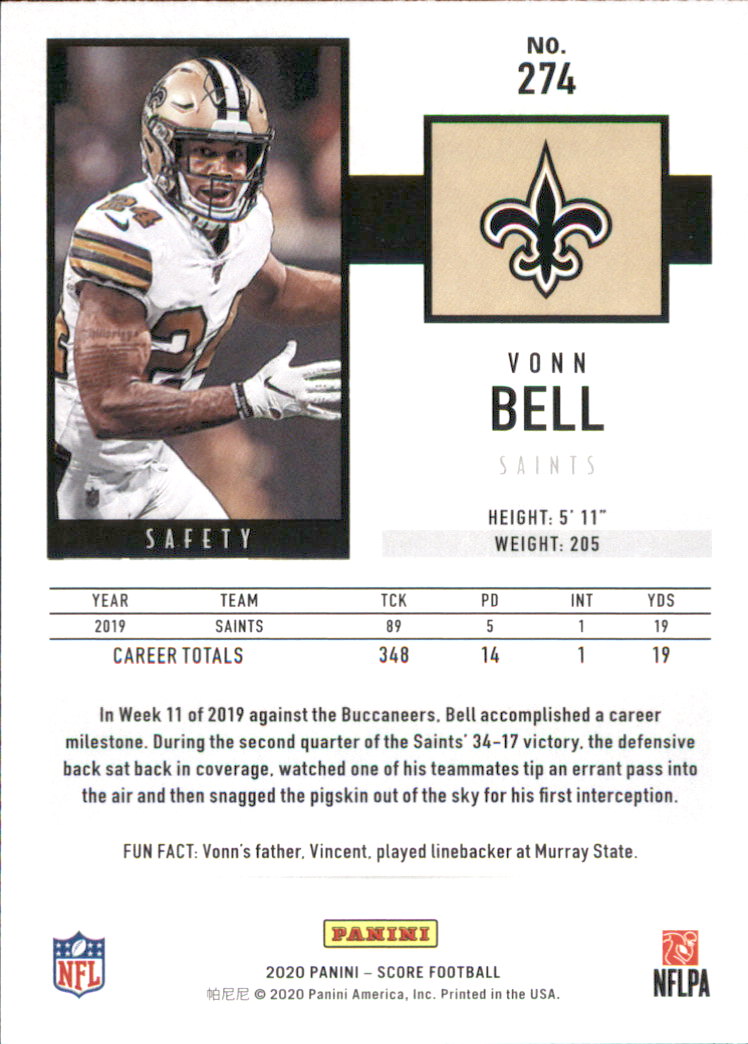 A8213- 2020 Score Football Cards 266-440 +Rookies -You Pick- 15+ FREE US SHIP - Picture 17 of 283