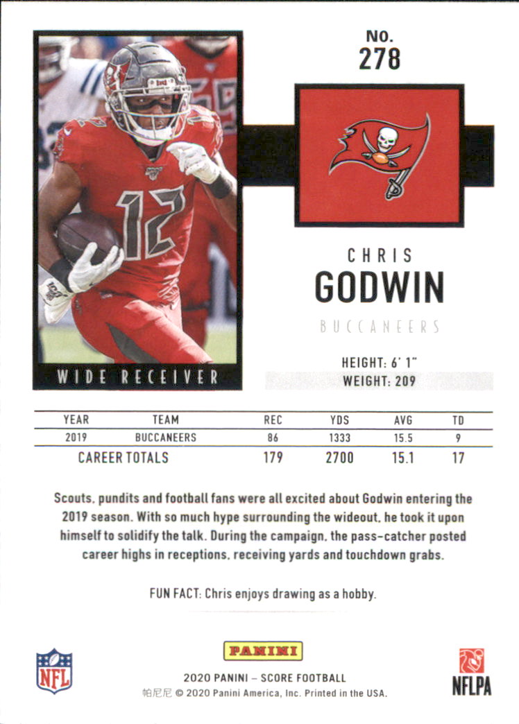 A8213- 2020 Score Football Cards 266-440 +Rookies -You Pick- 15+ FREE US SHIP - Picture 23 of 283