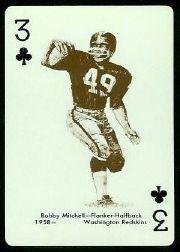 1963 Stancraft Playing Cards #3C Bobby Mitchell