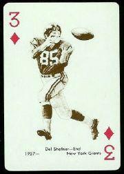 1963 Stancraft Playing Cards #3D Del Shofner