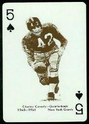 1963 Stancraft Playing Cards #5S Charley Conerly