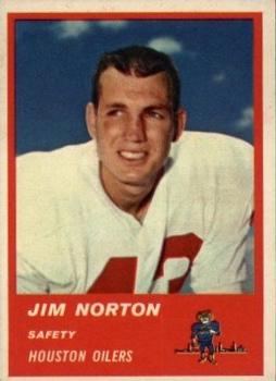 1963 Fleer #40 Jim Norton