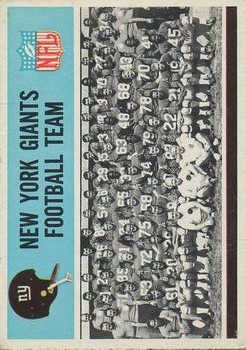 1966 Philadelphia #118 New York Giants Team