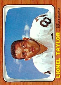 1966 Topps #45 Lionel Taylor