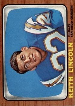 1966 Topps #127 Keith Lincoln