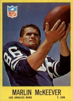 1967 Football Cards: Los Angeles Rams