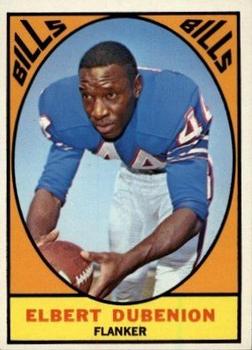 1962 Fleer Elbert Dubenion #14 Buffalo Bills ( ex )