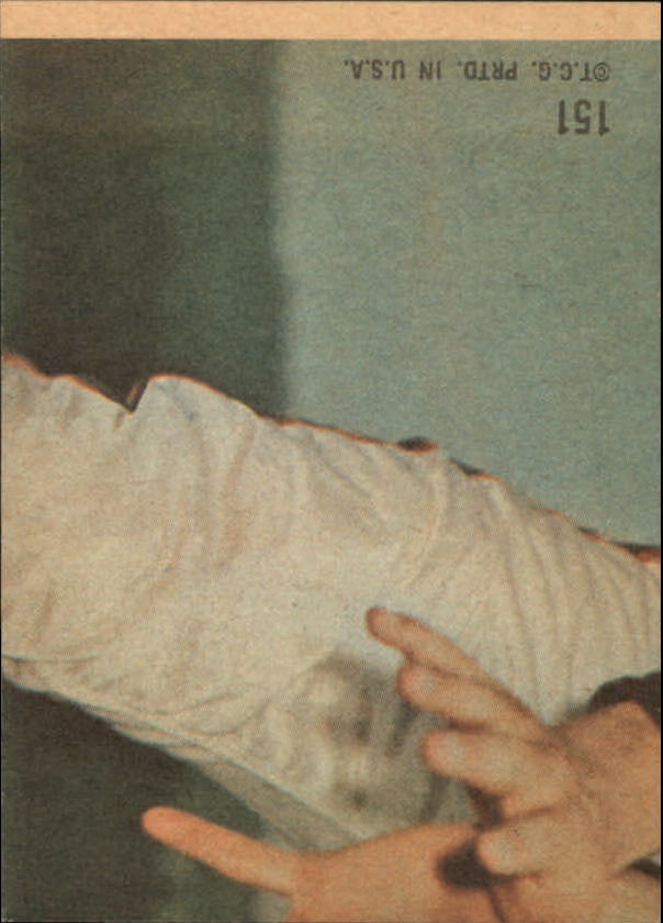 1968 Topps #151 Tommy Nobis back image