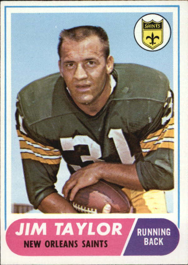 1968 Topps #160 Jim Taylor