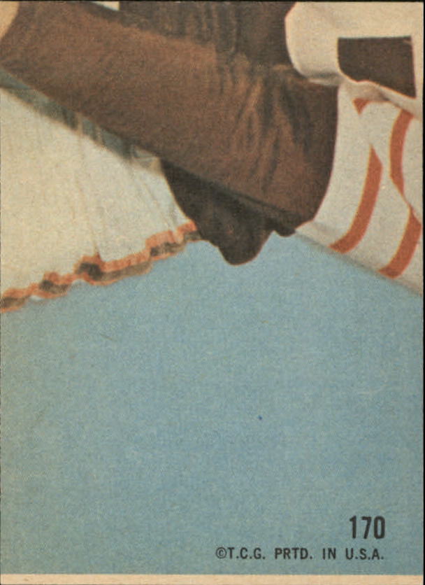 1968 Topps #170 Frank Emanuel RC back image